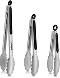 Tongs For Cooking - Heat Resistant 600 Degrees Stainless Steel Kitchen Tong